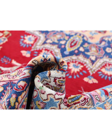 Kerman 8' 5" X 12' 7" Hand Knotted Wool Rug 8' 5" X 12' 7" (257 X 383) / Red / Wool