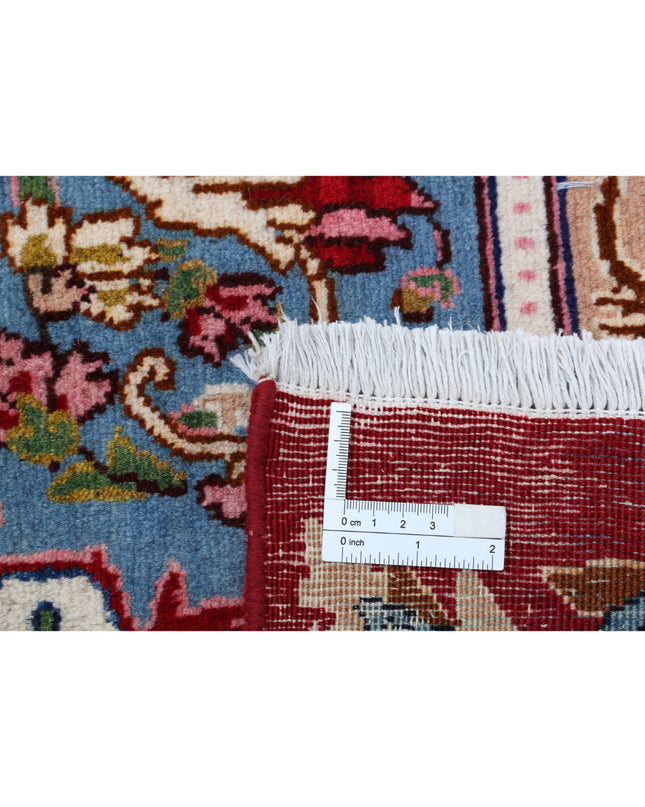 Kerman 9' 6" X 13' 2" Hand Knotted Wool Rug 9' 6" X 13' 2" (290 X 401) / Red / Wool