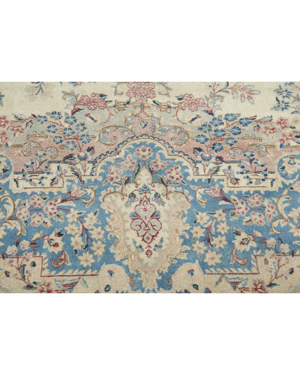 Kerman 10' 8" X 16' 9" Hand Knotted Wool Rug 10' 8" X 16' 9" (325 X 511) / Ivory / Wool