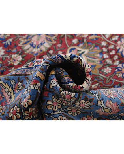 Kerman 10' 8" X 20' 2" Hand Knotted Wool Rug 10' 8" X 20' 2" (325 X 615) / Burgundy / Wool