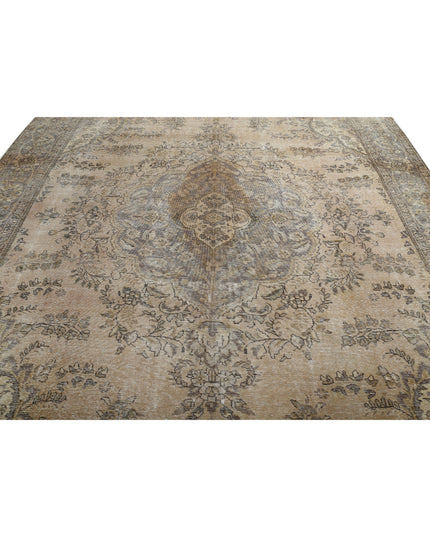 Kerman 9' 7" X 12' 6" Hand Knotted Wool Rug 9' 7" X 12' 6" (292 X 381) / Beige / Wool