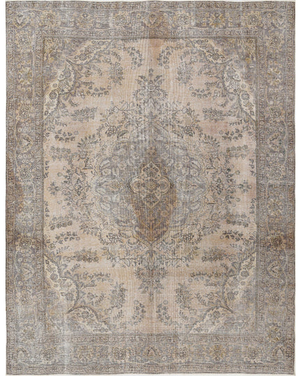Kerman 9' 7" X 12' 6" Hand Knotted Wool Rug 9' 7" X 12' 6" (292 X 381) / Beige / Wool