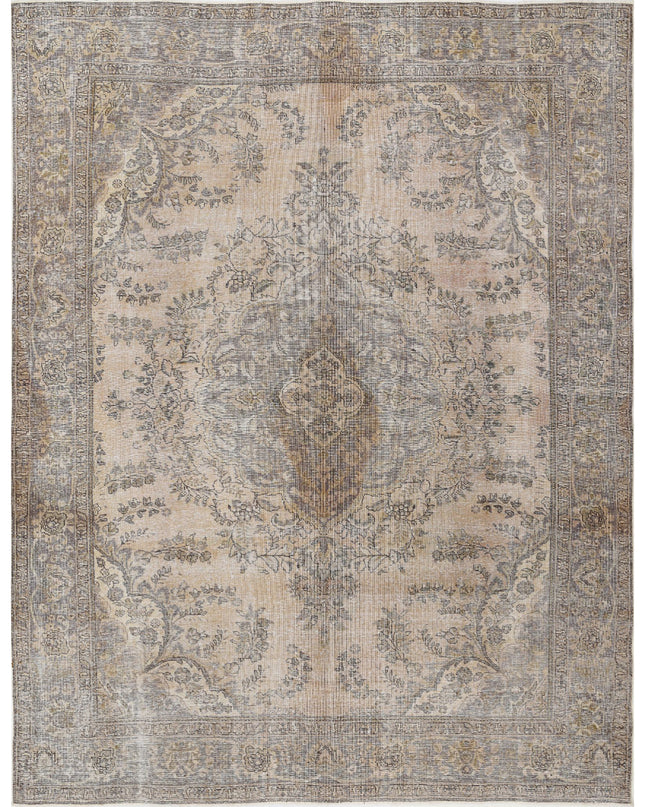 Kerman 9' 7" X 12' 6" Hand Knotted Wool Rug 9' 7" X 12' 6" (292 X 381) / Beige / Wool