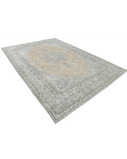 Kerman 8' 2" X 11' 7" Hand Knotted Wool Rug 8' 2" X 11' 7" (249 X 353) / Taupe / Wool