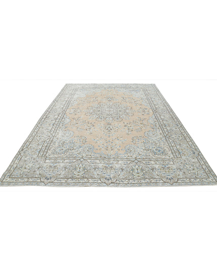 Kerman 8' 2" X 11' 7" Hand Knotted Wool Rug 8' 2" X 11' 7" (249 X 353) / Taupe / Wool