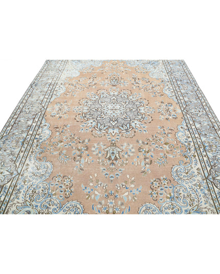 Kerman 8' 2" X 11' 7" Hand Knotted Wool Rug 8' 2" X 11' 7" (249 X 353) / Taupe / Wool