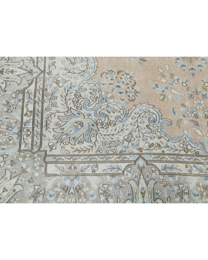 Kerman 8' 2" X 11' 7" Hand Knotted Wool Rug 8' 2" X 11' 7" (249 X 353) / Taupe / Wool