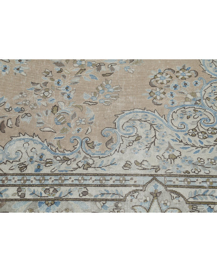 Kerman 8' 2" X 11' 7" Hand Knotted Wool Rug 8' 2" X 11' 7" (249 X 353) / Taupe / Wool
