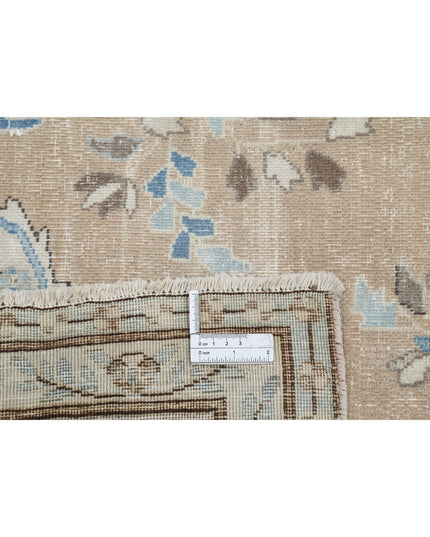 Kerman 8' 2" X 11' 7" Hand Knotted Wool Rug 8' 2" X 11' 7" (249 X 353) / Taupe / Wool