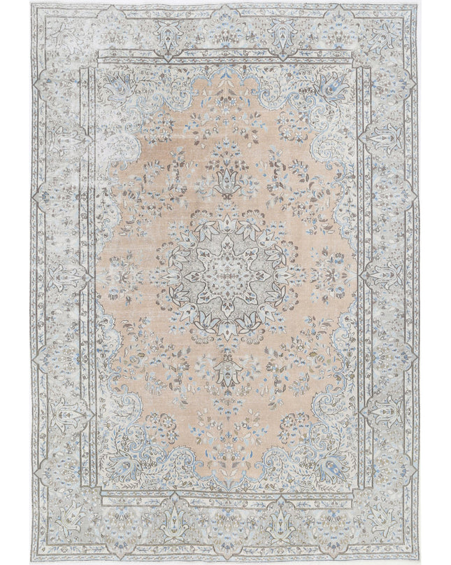 Kerman 8' 2" X 11' 7" Hand Knotted Wool Rug 8' 2" X 11' 7" (249 X 353) / Taupe / Wool