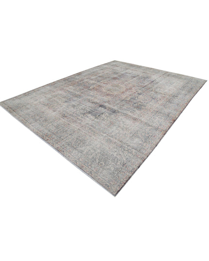 Kerman 9' 9" X 12' 8" Hand Knotted Wool Rug 9' 9" X 12' 8" (297 X 386) / Blue / Wool