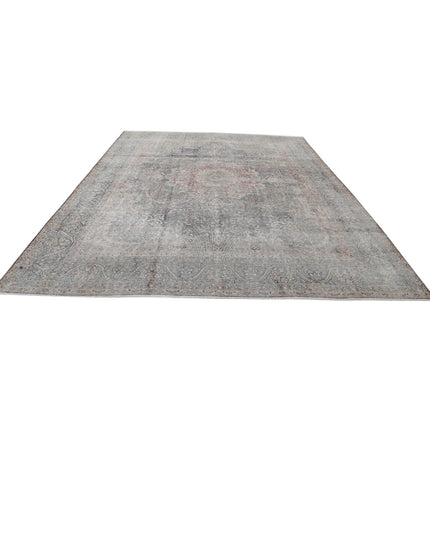 Kerman 9' 9" X 12' 8" Hand Knotted Wool Rug 9' 9" X 12' 8" (297 X 386) / Blue / Wool