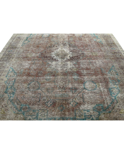 Kerman 9' 7" X 12' 5" Hand Knotted Wool Rug 9' 7" X 12' 5" (292 X 379) / Rust / Wool