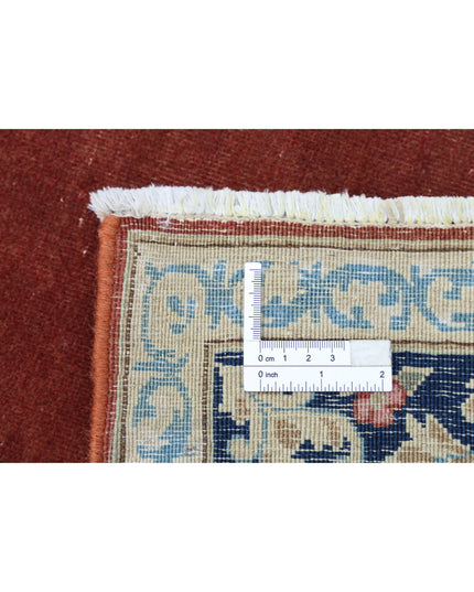Kerman 2' 9" X 17' 4" Hand Knotted Wool Rug 2' 9" X 17' 4" (84 X 528) / Rust / Wool