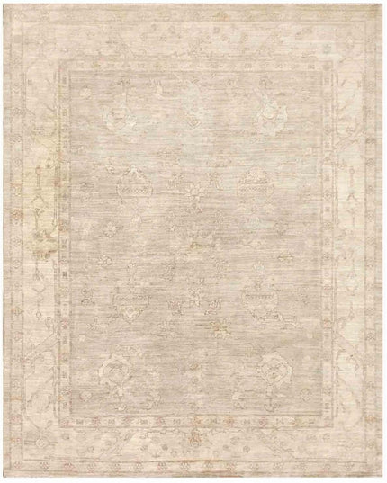 Khotan 8' 0" X 10' 2" Hand Knotted Wool Rug 8' 0" X 10' 2" (244 X 310) / Grey / Wool