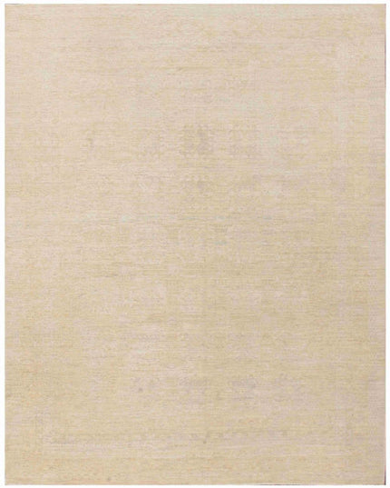 Khotan 8' 1" X 10' 1" Hand Knotted Wool Rug 8' 1" X 10' 1" (246 X 307) / Gold / Wool