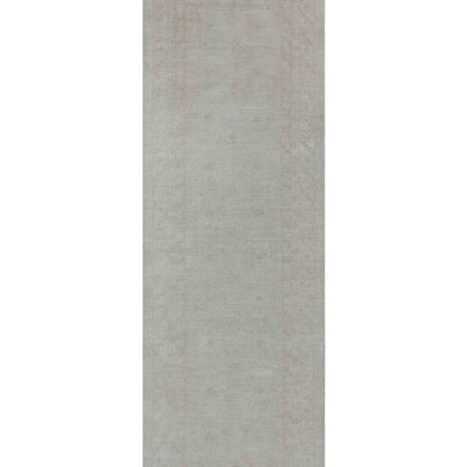 Khotan 3' 11" X 11' 9" Hand Knotted Wool Rug 3' 11" X 11' 9" (119 X 358) / Ivory / Wool