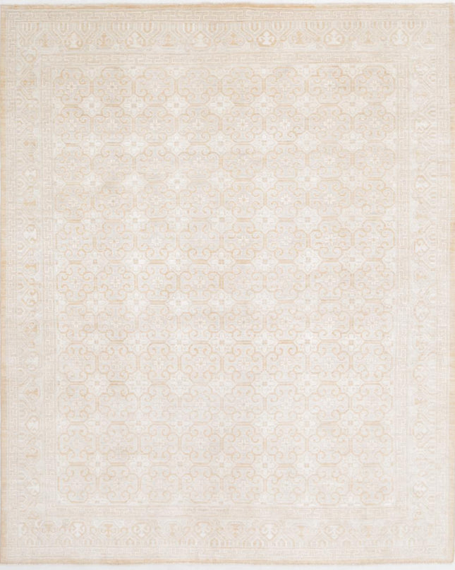 Khotan 8' 11" X 11' 4" Hand Knotted Wool Rug 8' 11" X 11' 4" (272 X 345) / Rust / Wool