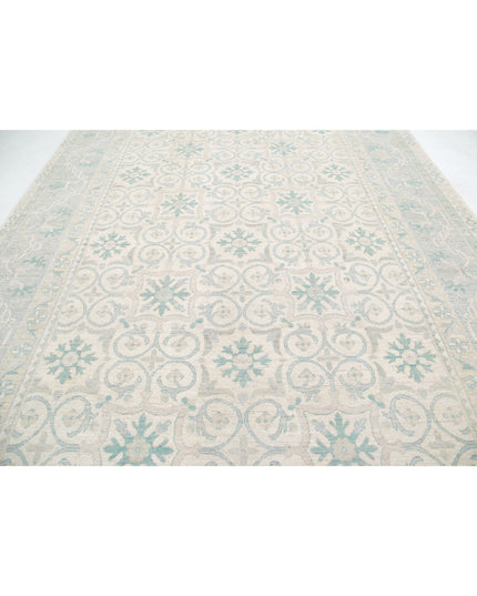 Khotan 9' 10" X 13' 7" Hand Knotted Wool Rug 9' 10" X 13' 7" (300 X 414) / Ivory / Wool