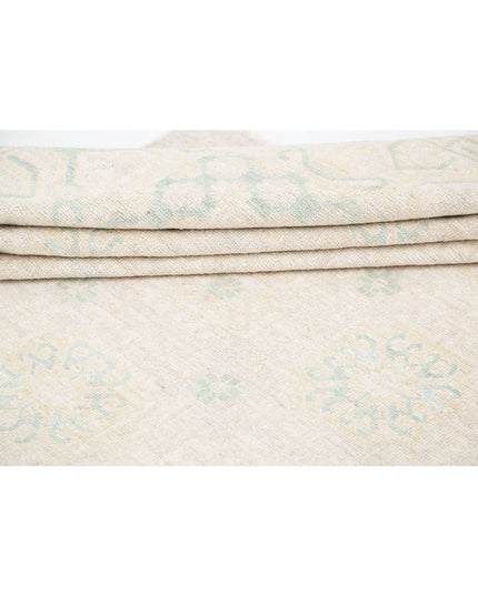 Khotan 12' 4" X 17' 8" Hand Knotted Wool Rug 12' 4" X 17' 8" (376 X 539) / Ivory / Wool