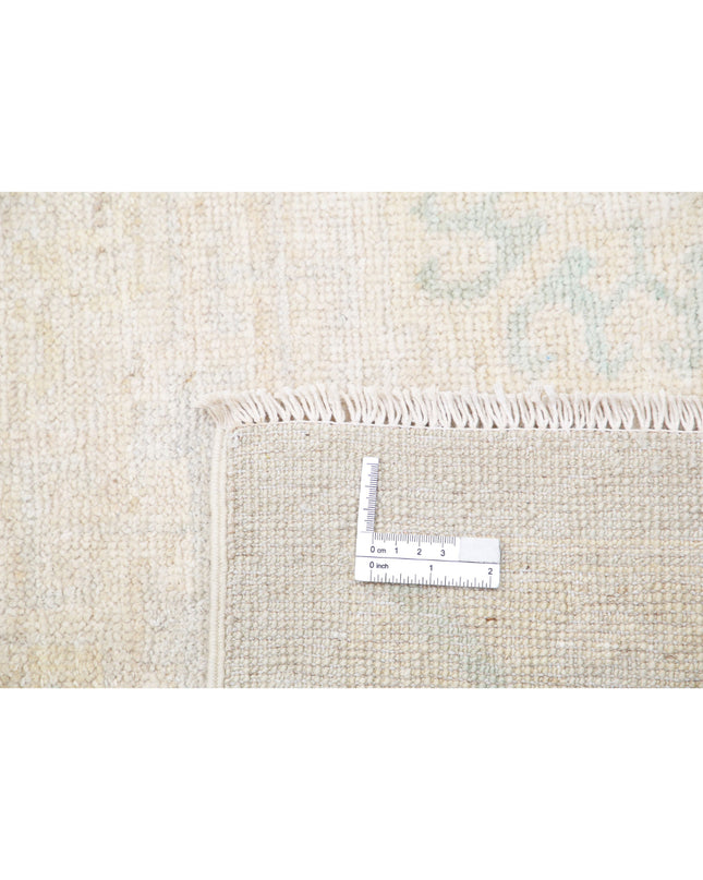 Khotan 12' 4" X 17' 8" Hand Knotted Wool Rug 12' 4" X 17' 8" (376 X 539) / Ivory / Wool