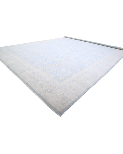 Khotan 17' 5" X 25' 3" Hand Knotted Wool Rug 17' 5" X 25' 3" (531 X 770) / Blue / Wool