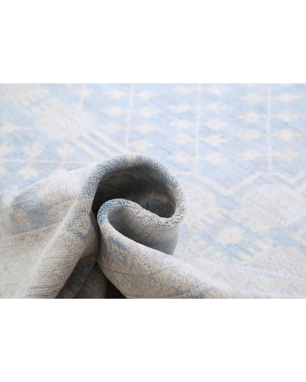 Khotan 17' 5" X 25' 3" Hand Knotted Wool Rug 17' 5" X 25' 3" (531 X 770) / Blue / Wool