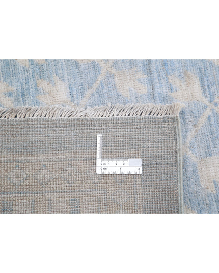 Khotan 17' 5" X 25' 3" Hand Knotted Wool Rug 17' 5" X 25' 3" (531 X 770) / Blue / Wool