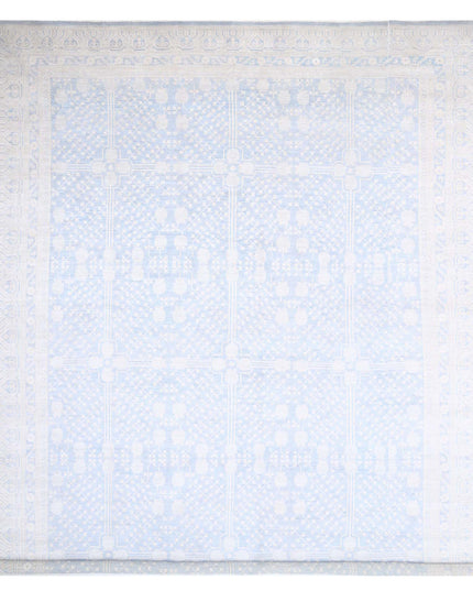 Khotan 17' 5" X 25' 3" Hand Knotted Wool Rug 17' 5" X 25' 3" (531 X 770) / Blue / Wool