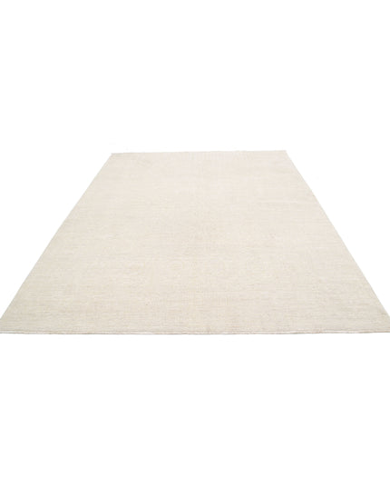 Khotan 8' 0" X 9' 9" Hand Knotted Wool Rug 8' 0" X 9' 9" (244 X 297) / Ivory / Wool