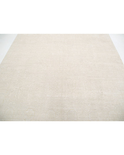 Khotan 8' 0" X 9' 9" Hand Knotted Wool Rug 8' 0" X 9' 9" (244 X 297) / Ivory / Wool