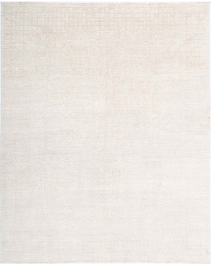 Khotan 8' 0" X 9' 9" Hand Knotted Wool Rug 8' 0" X 9' 9" (244 X 297) / Ivory / Wool