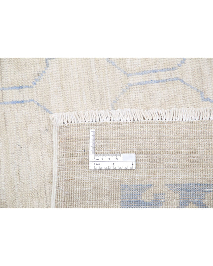 Khotan 8' 5" X 11' 5" Hand Knotted Wool Rug 8' 5" X 11' 5" (257 X 348) / Ivory / Wool