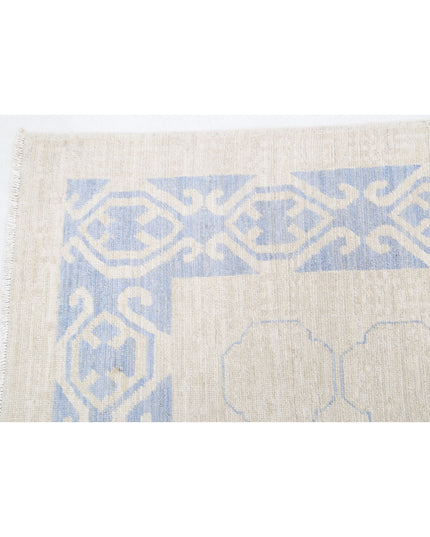 Khotan 8' 5" X 11' 5" Hand Knotted Wool Rug 8' 5" X 11' 5" (257 X 348) / Ivory / Wool