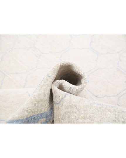 Khotan 8' 5" X 11' 5" Hand Knotted Wool Rug 8' 5" X 11' 5" (257 X 348) / Ivory / Wool