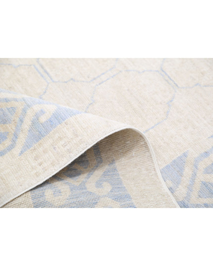 Khotan 8' 5" X 11' 5" Hand Knotted Wool Rug 8' 5" X 11' 5" (257 X 348) / Ivory / Wool