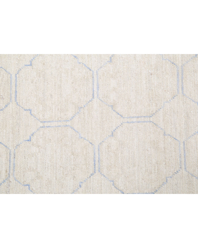 Khotan 8' 5" X 11' 5" Hand Knotted Wool Rug 8' 5" X 11' 5" (257 X 348) / Ivory / Wool