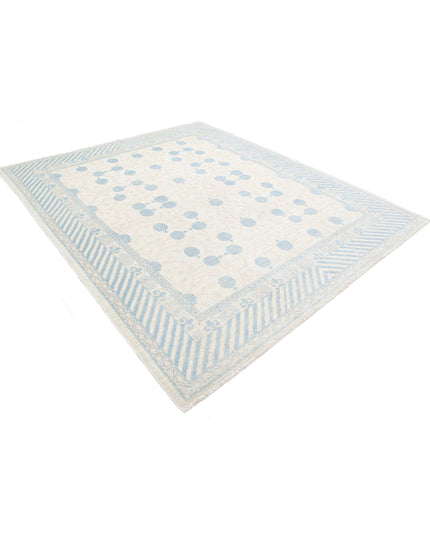 Khotan 8' 2" X 9' 6" Hand Knotted Wool Rug 8' 2" X 9' 6" (249 X 290) / Ivory / Wool