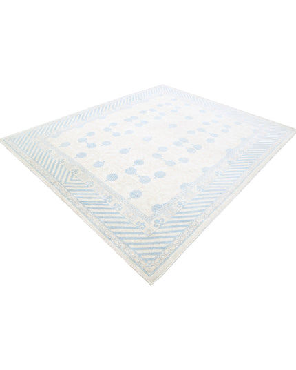 Khotan 8' 2" X 9' 6" Hand Knotted Wool Rug 8' 2" X 9' 6" (249 X 290) / Ivory / Wool