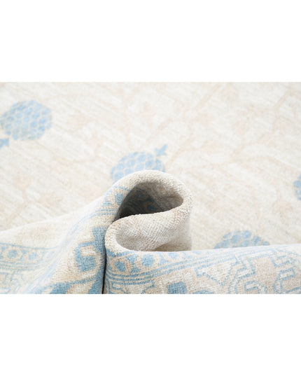 Khotan 8' 2" X 9' 6" Hand Knotted Wool Rug 8' 2" X 9' 6" (249 X 290) / Ivory / Wool