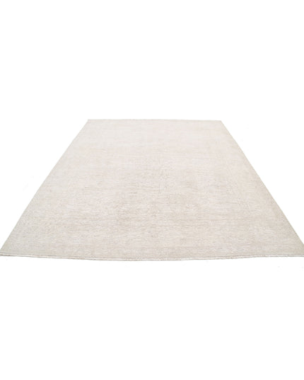 Khotan 8' 2" X 10' 1" Hand Knotted Wool Rug 8' 2" X 10' 1" (249 X 307) / Ivory / Wool