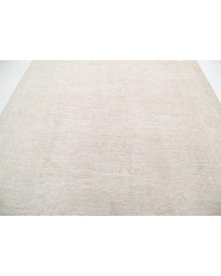 Khotan 8' 2" X 10' 1" Hand Knotted Wool Rug 8' 2" X 10' 1" (249 X 307) / Ivory / Wool