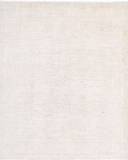 Khotan 8' 2" X 10' 1" Hand Knotted Wool Rug 8' 2" X 10' 1" (249 X 307) / Ivory / Wool