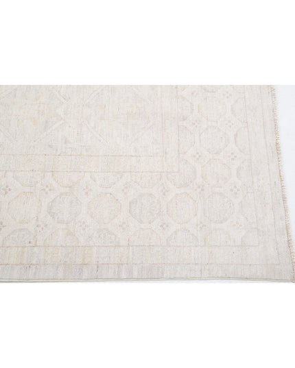 Khotan 8' 1" X 9' 4" Hand Knotted Wool Rug 8' 1" X 9' 4" (246 X 284) / Ivory / Wool