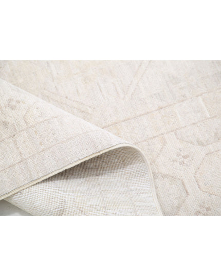 Khotan 8' 1" X 9' 4" Hand Knotted Wool Rug 8' 1" X 9' 4" (246 X 284) / Ivory / Wool