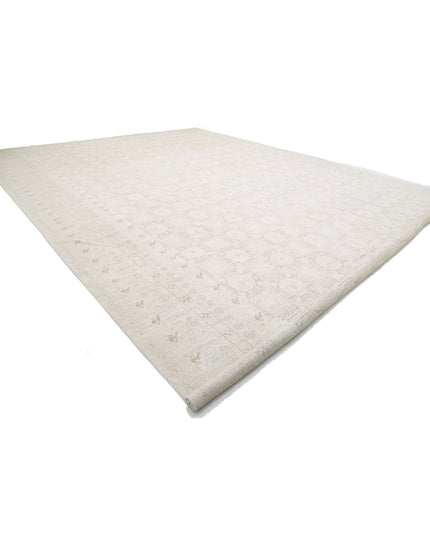 Khotan 17' 0" X 23' 11" Hand Knotted Wool Rug 17' 0" X 23' 11" (518 X 729) / Ivory / Wool