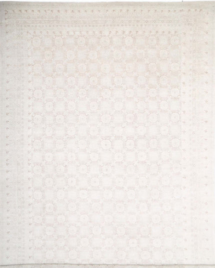 Khotan 17' 0" X 23' 11" Hand Knotted Wool Rug 17' 0" X 23' 11" (518 X 729) / Ivory / Wool