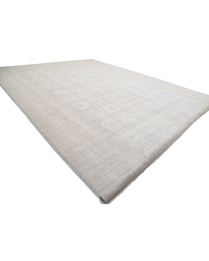 Khotan 16' 1" X 24' 1" Hand Knotted Wool Rug 16' 1" X 24' 1" (490 X 734) / Grey / Wool