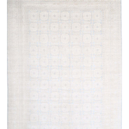 Khotan 16' 1" X 24' 1" Hand Knotted Wool Rug 16' 1" X 24' 1" (490 X 734) / Grey / Wool