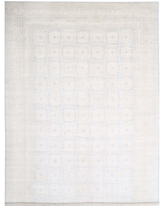 Khotan 16' 1" X 24' 1" Hand Knotted Wool Rug 16' 1" X 24' 1" (490 X 734) / Grey / Wool